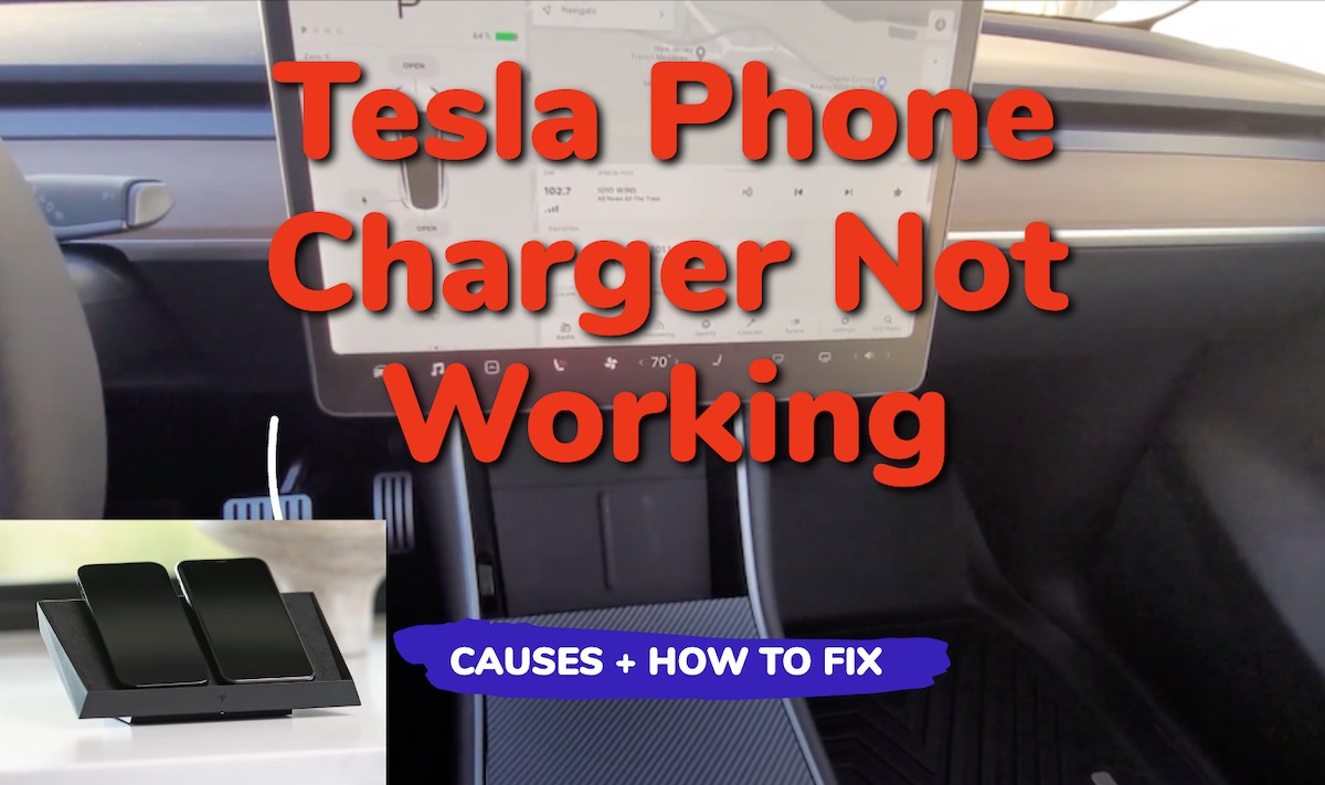 Tesla phone charger not working