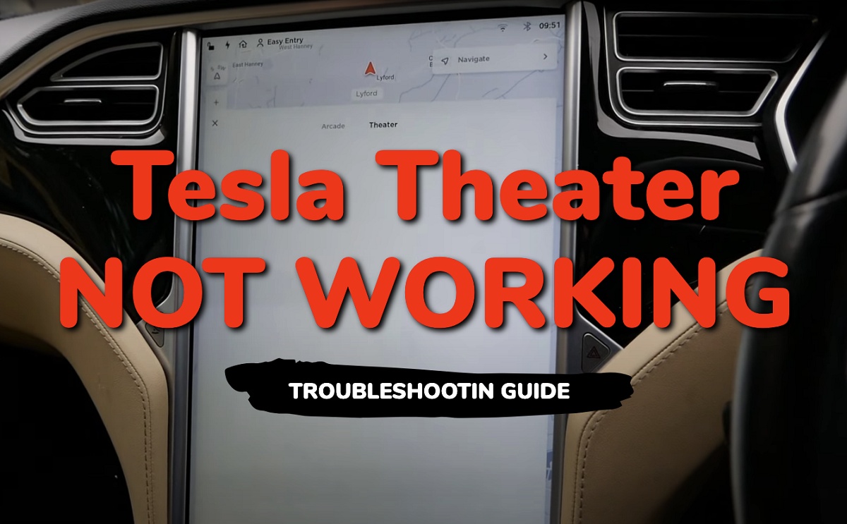 Tesla theater not working