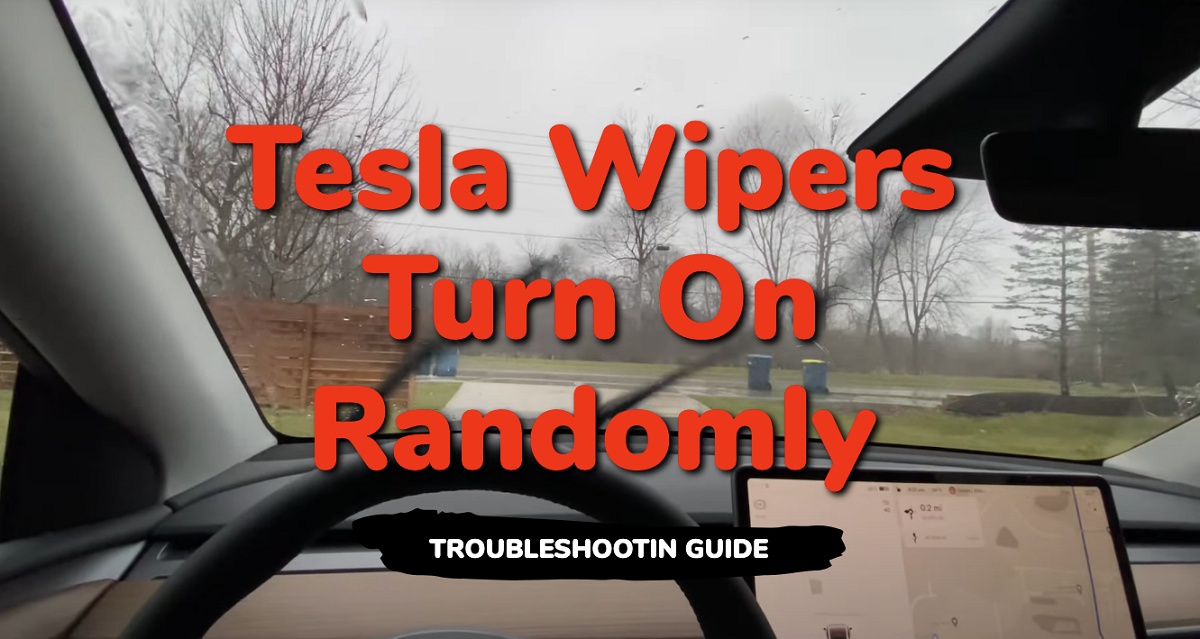 Tesla wipers turn on randomly