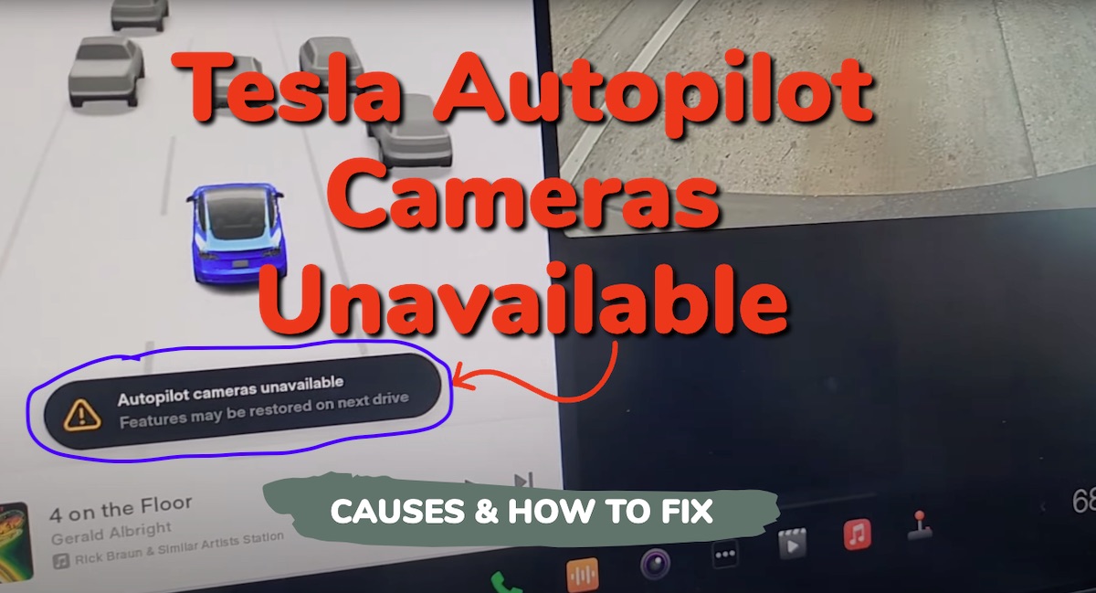 tesla autopilot cameras unavailable