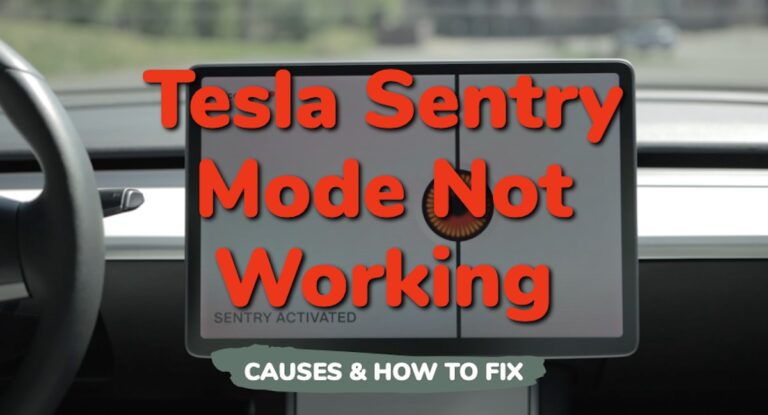 Tesla sentry mode not working