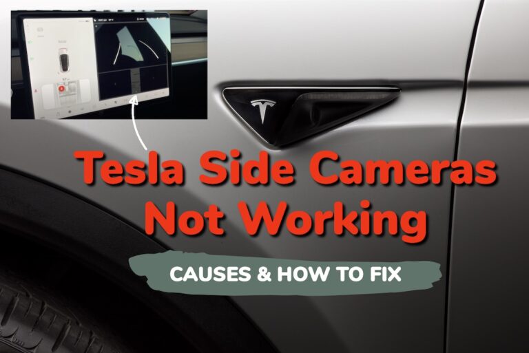 Tesla side cameras not working
